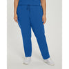 Royal Blue - White Cross Women's Scrub Pants - Front View