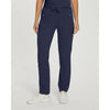 Navy - White Cross Women's Scrub Pants - Front View
