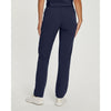 Navy - White Cross Women's Scrub Pants - Back View