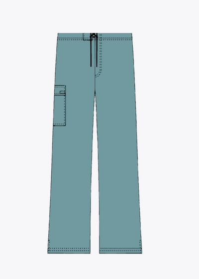 MOBB Low Rise Lace Up Flare Pant - Petite 316P