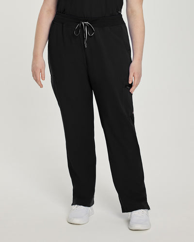 White Cross V-Tess Women's 6 Pocket Zipper Cargo Drawstring Scrub Pants Tall for Nursing