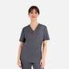 pewter - Unisex Tuckable V-Neck Top