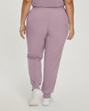 Mauve Shadows - White Cross Fit Women's 4 Pocket Jogger Cargo Drawstring Scrub Pants for Nursing