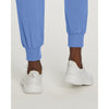 Navy - White Cross Fit Women's 4 Pocket Jogger Cargo Drawstring Scrub Pants for Nursing