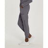 Pewter - White Cross Fit Women's 4 Pocket Jogger Cargo Drawstring Scrub Pants for Nursing