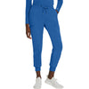Royal Blue - White Cross Fit Women's 4 Pocket Jogger Cargo Drawstring Scrub Pants for Nursing