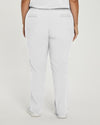 White - White Cross Fit Women's 6 Pocket Cargo Drawstring Scrub Pants for Nursing