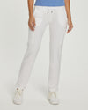 White - White Cross Fit Women's 6 Pocket Cargo Drawstring Scrub Pants for Nursing