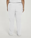 Wine - White Cross Fit Women's 6 Pocket Cargo Drawstring Scrub Pants for Nursing