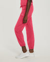 Flamingo - White Cross Fit Women's 2 Pocket Flat Front Jogger Scrub Pants for Nursing