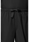 Black - Men's Fly Front Cargo Scrub Pants (View 2)