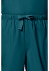 Caribbean Blue - Men's Fly Front Cargo Scrub Pants (View 2)