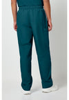 Caribbean Blue - Cherokee WW Originals Men Scrub Pants - Back View
