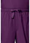 Eggplant - Men's Fly Front Cargo Scrub Pants (View 2)