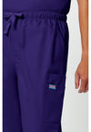 Grape - Men's Fly Front Cargo Scrub Pants (View 4)
