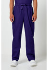 Grape - Cherokee WW Originals Men Scrub Pants - Front View