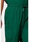 Hunter Green - Men's Fly Front Cargo Scrub Pants (View 3)
