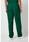 Hunter Green - Cherokee WW Originals Men Scrub Pants - Back View