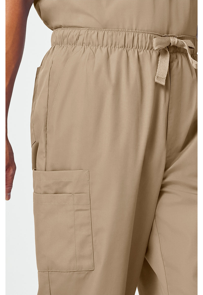 khaki - Men's Fly Front Cargo Pant (View 3)