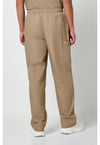 Khaki - Cherokee WW Originals Men Scrub Pants - Back View