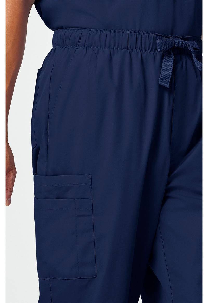 navy - Men's Fly Front Cargo Pant (View 3)