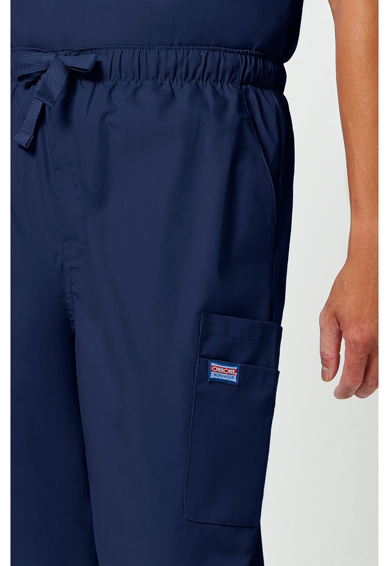navy - Men's Fly Front Cargo Pant (View 4)