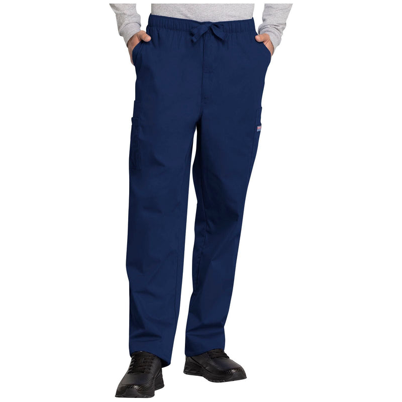 navy - Men's Fly Front Cargo Pant