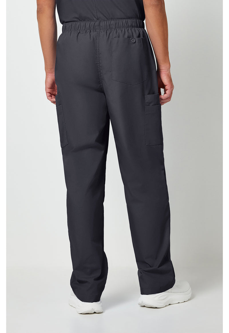 Pewter - Cherokee WW Originals Men Scrub Pants - Back View