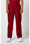 Red - Cherokee WW Originals Men Scrub Pants - Front View