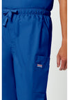 Royal - Men's Fly Front Cargo Scrub Pants (View 4)