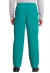 Teal Blue - Cherokee WW Originals Men Scrub Pants - Back View