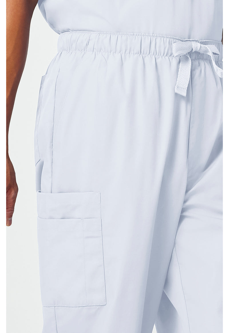 white - Men's Fly Front Cargo Pant (View 3)
