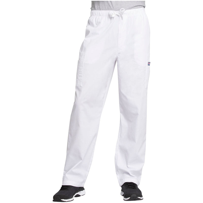 white - Men's Fly Front Cargo Pant