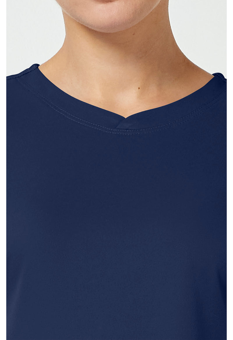 Navy - Women's Fatima Scrub Top (View 2)