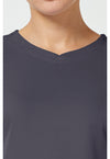 Pewter - Women's Fatima Scrub Top (View 2)