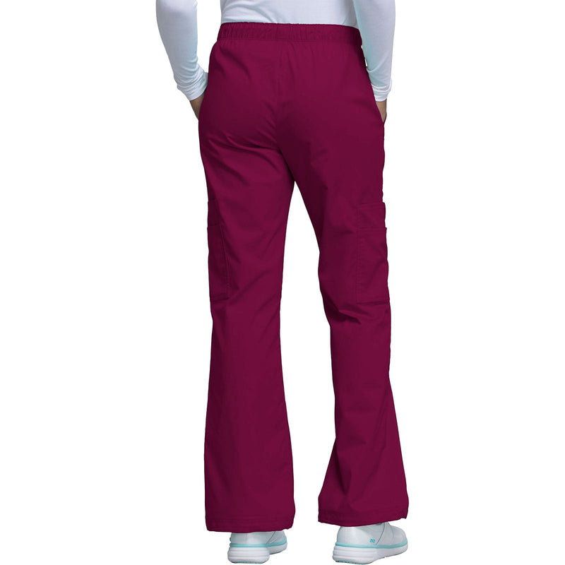 wine - Mid Rise Pull-On Cargo Pant
