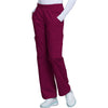 wine - Mid Rise Pull-On Cargo Pant