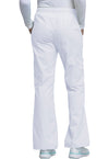 white - Mid Rise Pull-On Cargo Pant (Back)