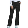 black - Mid Rise Drawstring Cargo Pant