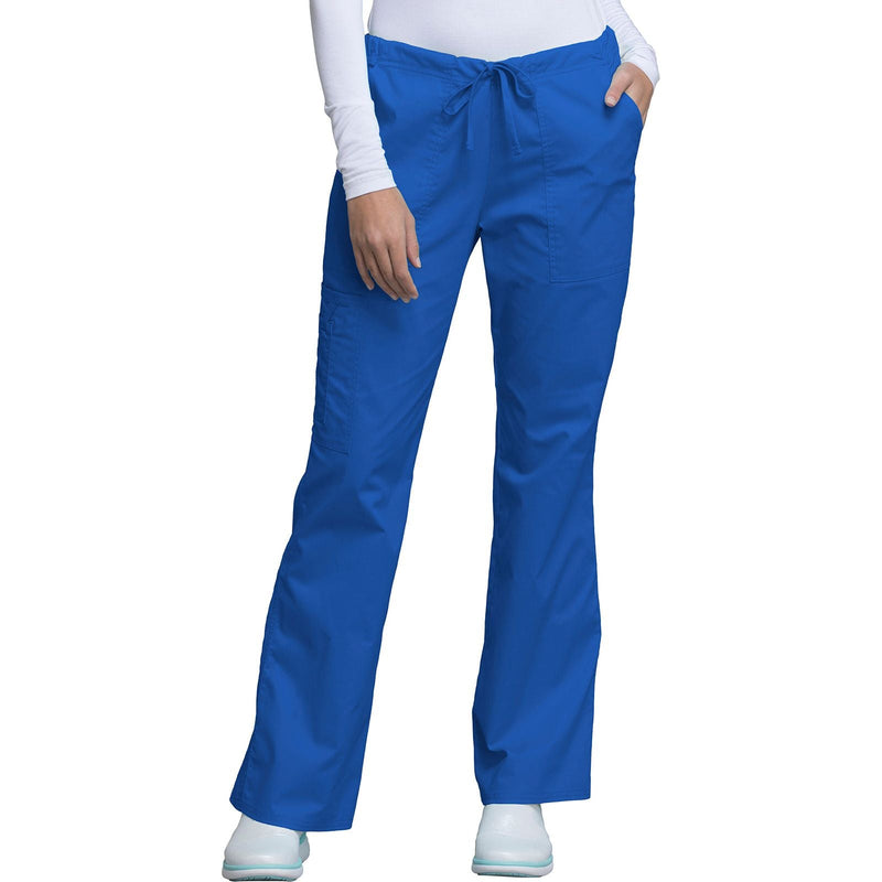 royal - Mid Rise Drawstring Cargo Pant