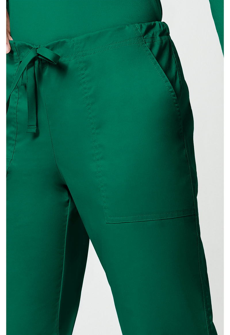 hunter green - Mid Rise Drawstring Cargo Pant (View 4)