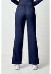 navy - Mid Rise Drawstring Cargo Pant (Back)