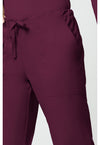 wine - Mid Rise Drawstring Cargo Pant (View 4)