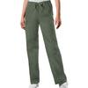 olive - Unisex Drawstring Cargo Pant