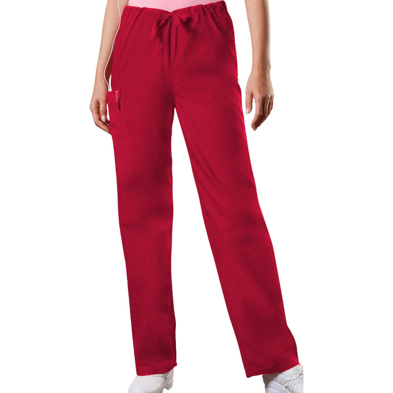 red - Unisex Drawstring Cargo Pant