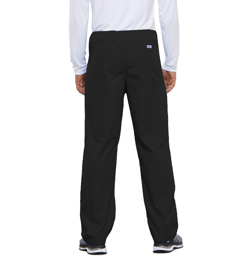 Black - Cherokee WW Originals Unisex Scrub Pants - Back View
