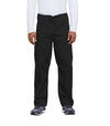 Black - Unisex Drawstring Cargo Scrub Pants