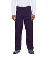 Eggplant - Cherokee WW Originals Unisex Scrub Pants - Front View