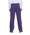 Grape - Cherokee WW Originals Unisex Scrub Pants - Back View