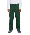 Hunter Green - Unisex Drawstring Cargo Scrub Pants